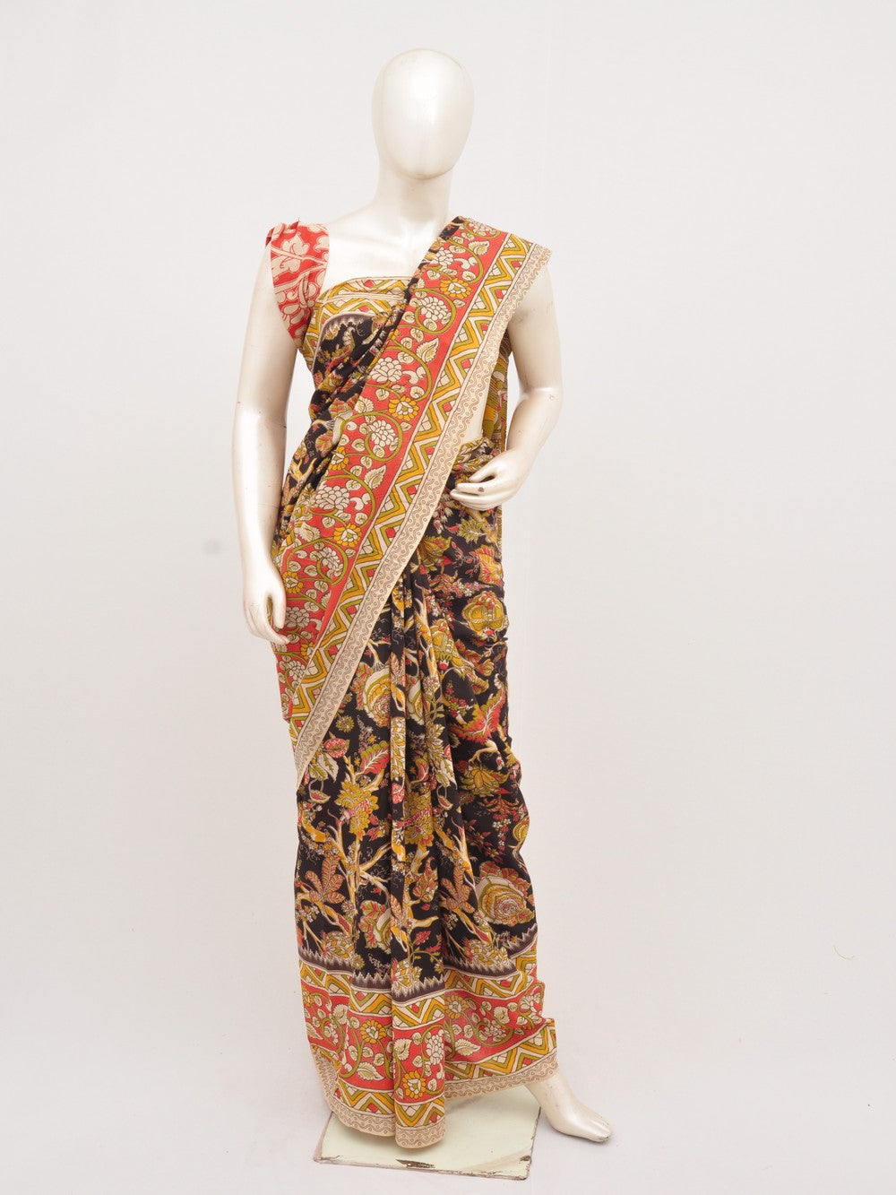 Kalamkari Cotton Saree [D00615040]