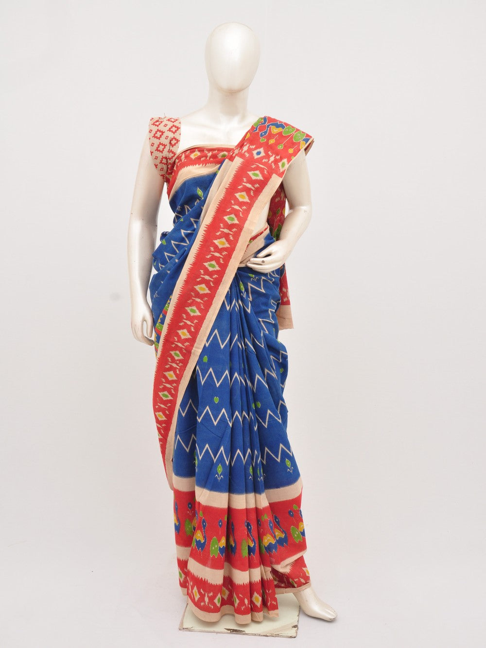 Kalamkari Cotton Saree [D00619001]