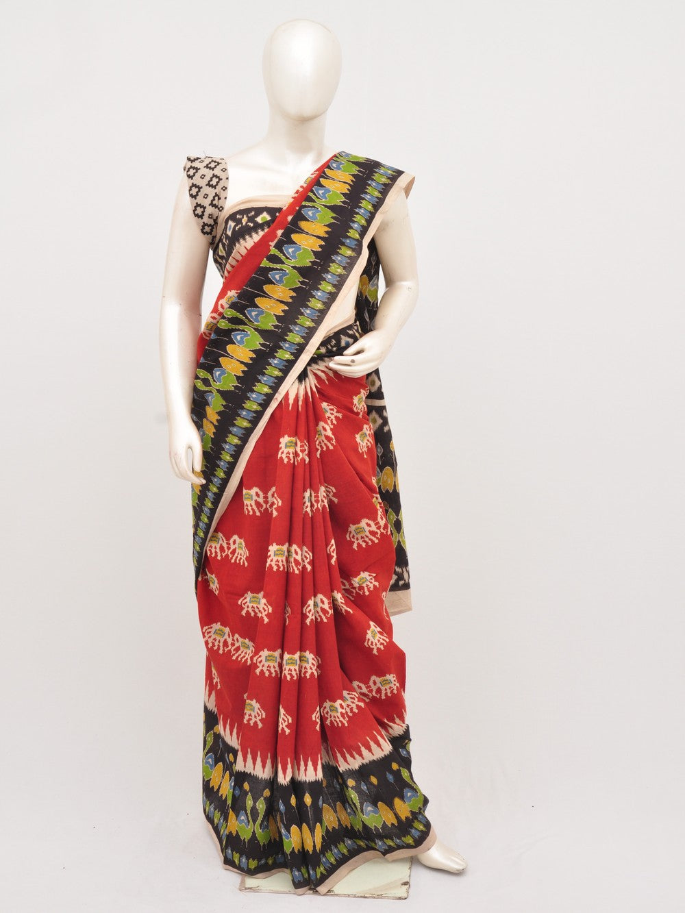 Kalamkari Cotton Saree [D00619005]