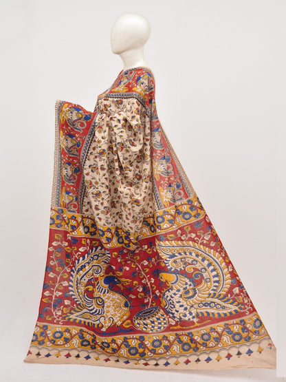 Kalamkari Cotton Saree [D00619007]