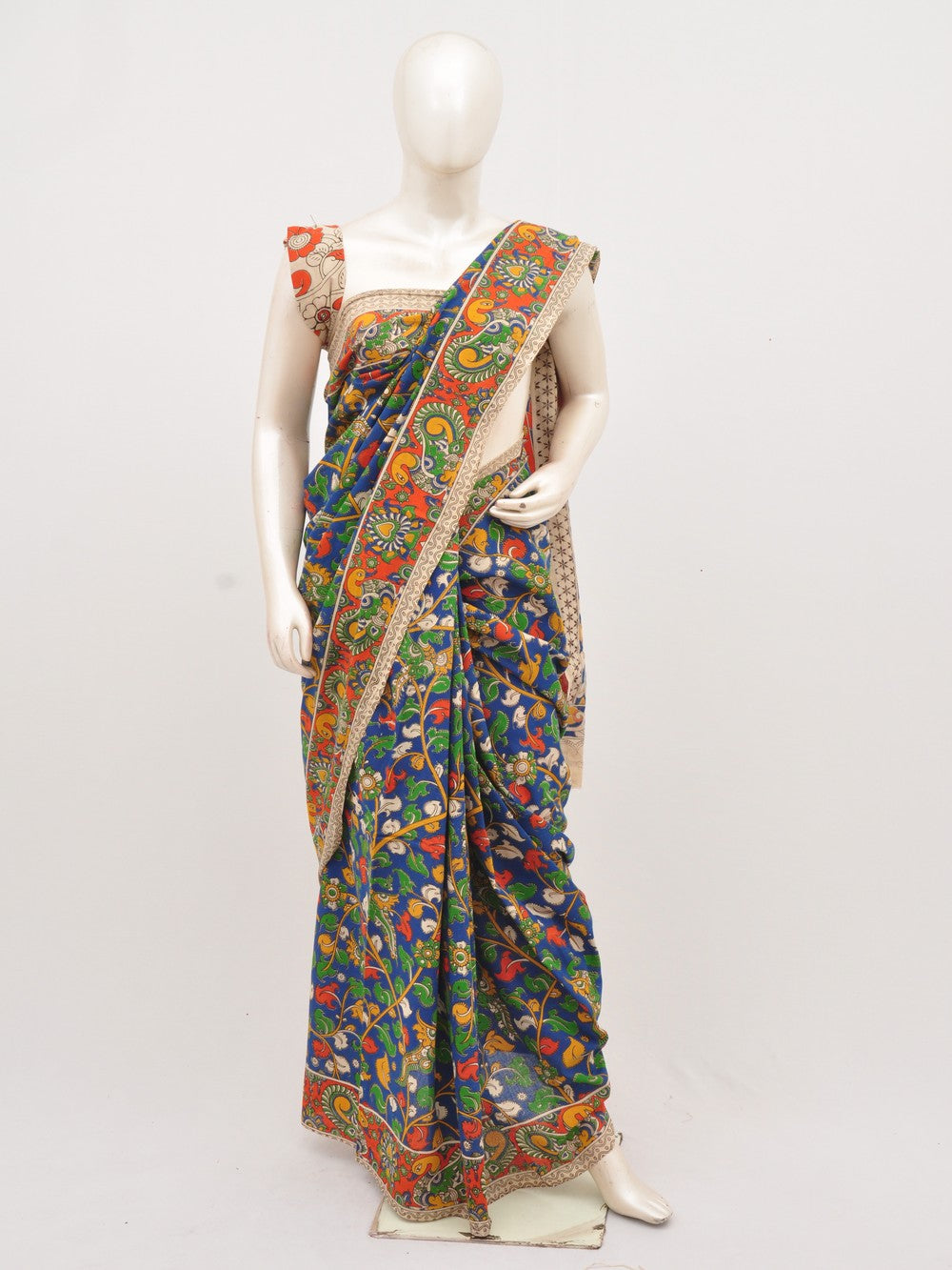 Kalamkari Cotton Saree [D00619023]