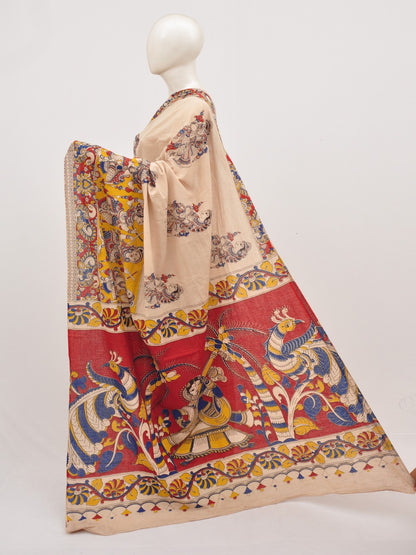 Kalamkari Cotton Saree [D00619024]