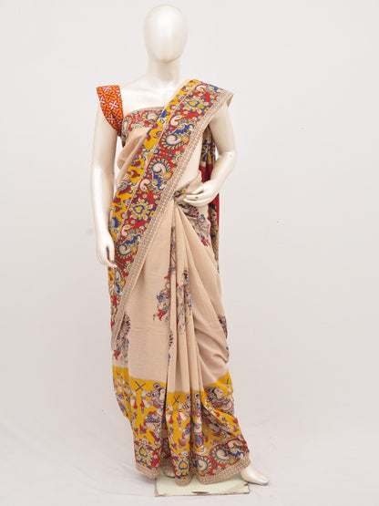 Kalamkari Cotton Saree [D00619024]