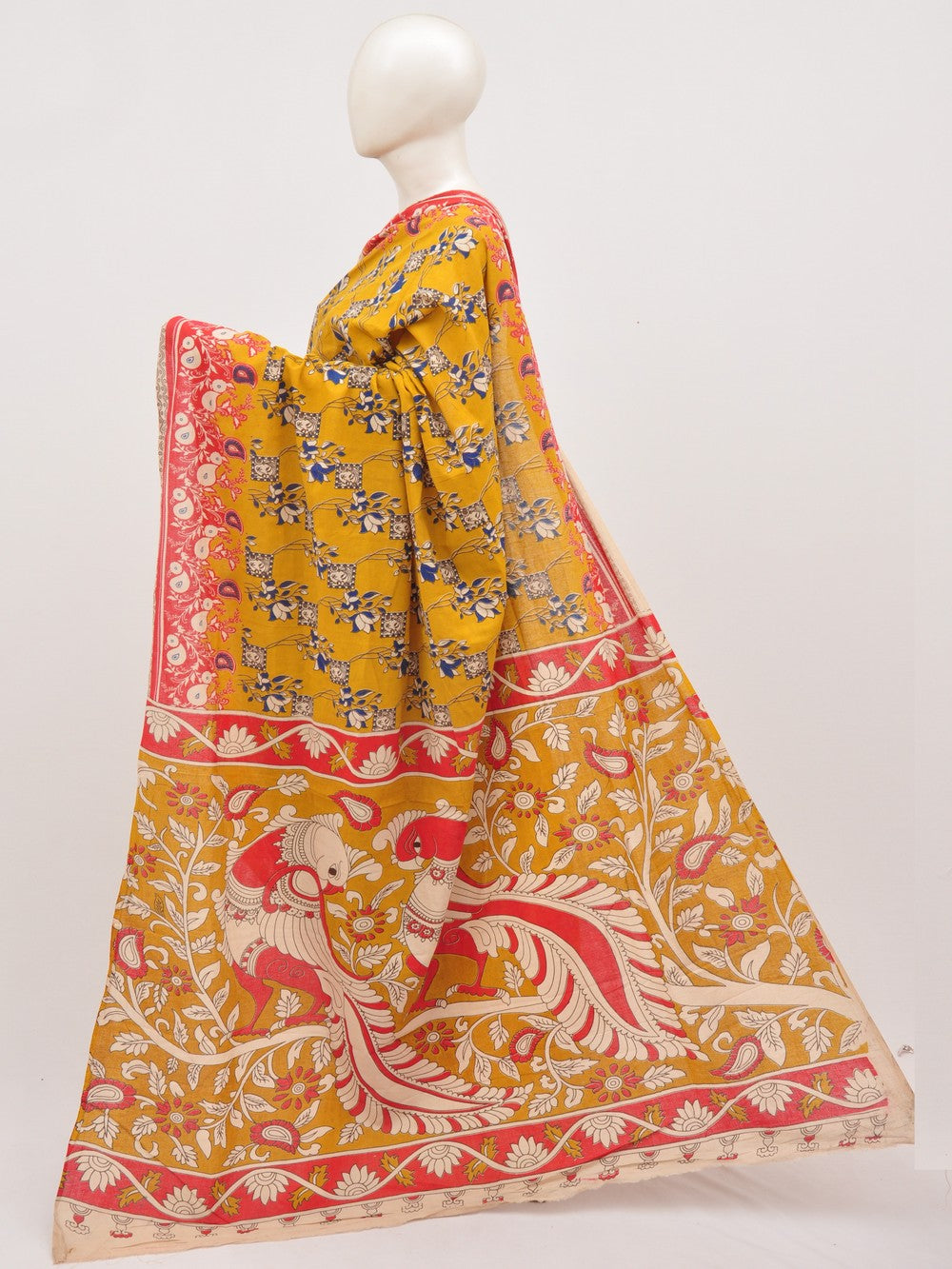 Kalamkari Cotton Saree [D00619032]