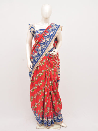 Kalamkari Cotton Saree [D00619034]