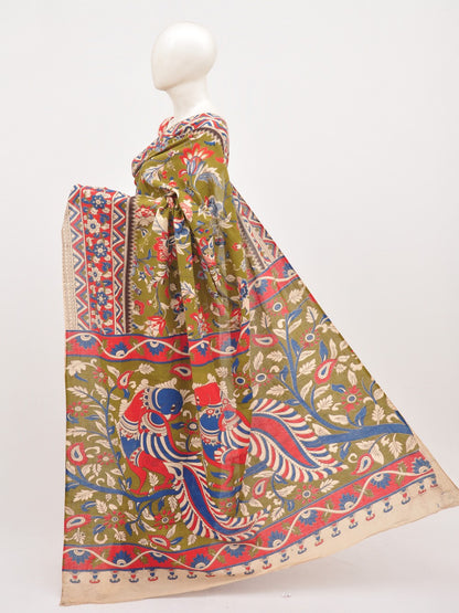 Kalamkari Cotton Saree [D00619036]