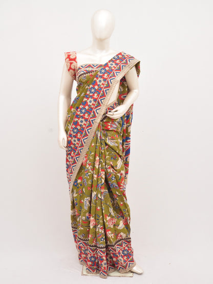 Kalamkari Cotton Saree [D00619036]