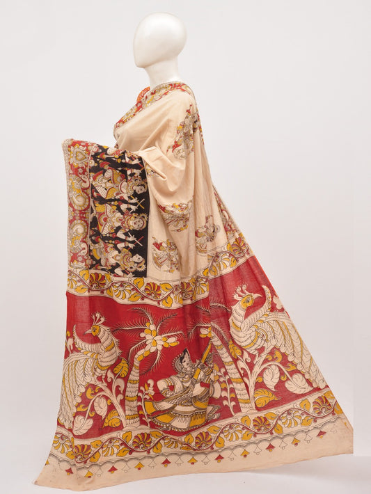 Kalamkari Cotton Saree [D00619038]