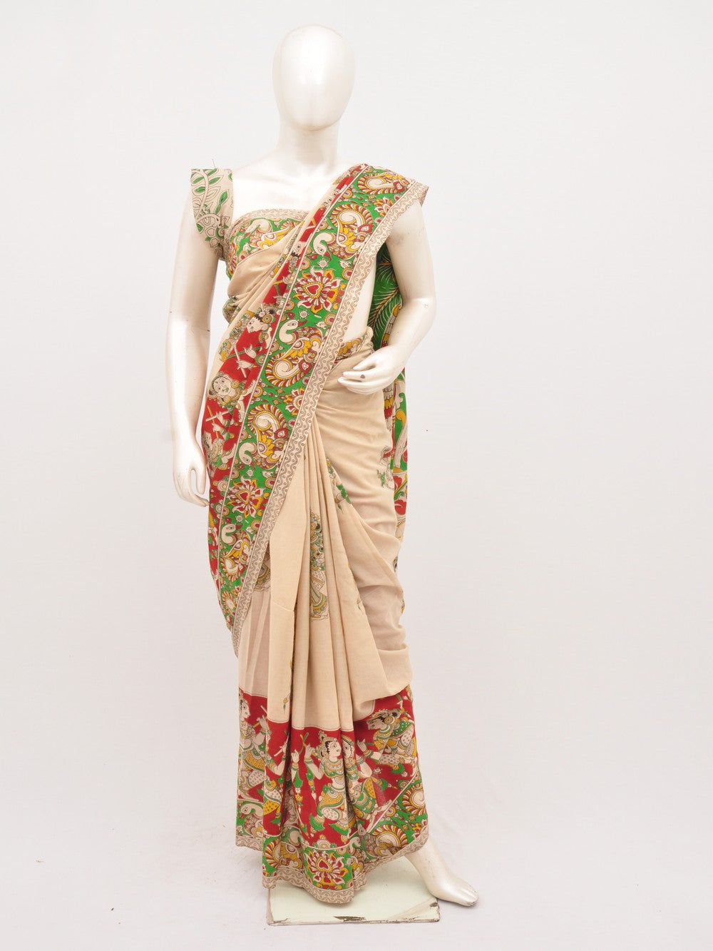 Kalamkari Cotton Saree [D00619039]