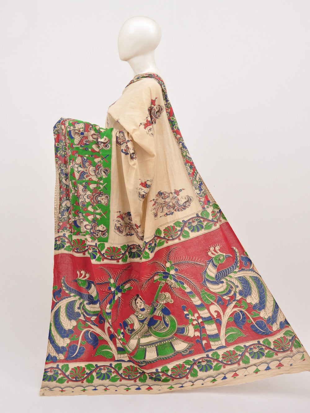 Kalamkari Cotton Saree [D00619041]