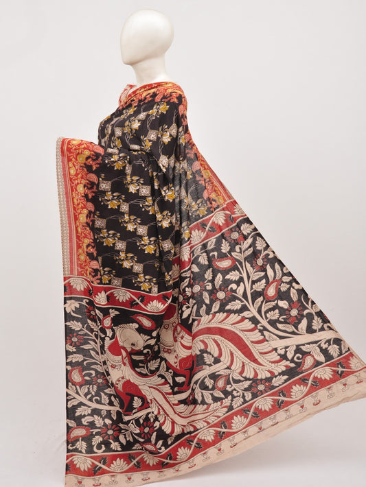 Kalamkari Cotton Saree [D00619043]