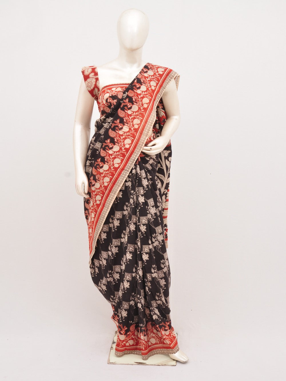 Kalamkari Cotton Saree [D00619047]