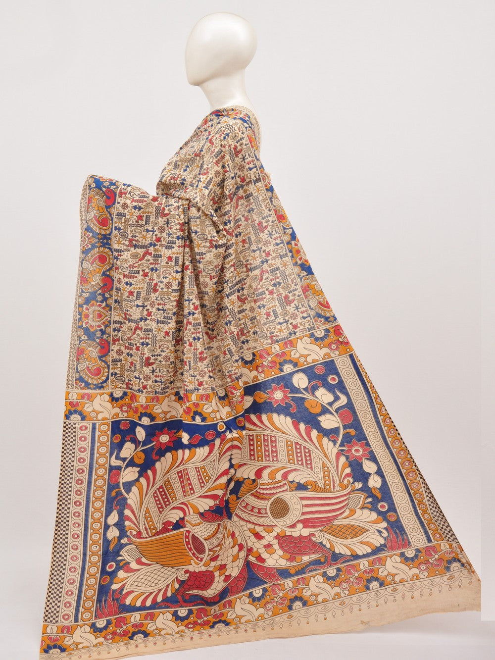 Kalamkari Cotton Saree [D00619048]