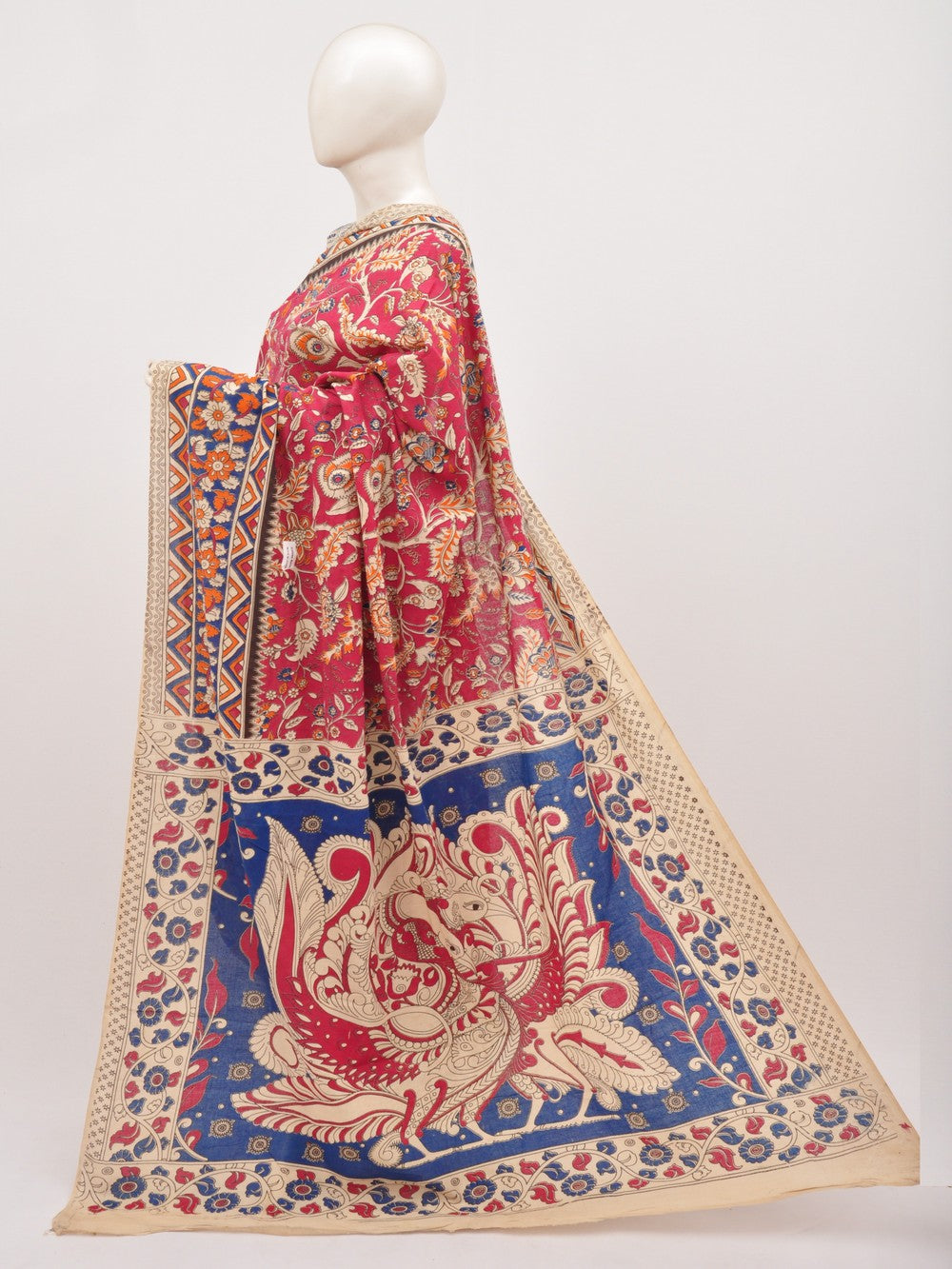 Kalamkari Cotton Saree [D00619057]