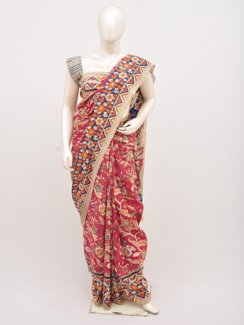 Kalamkari Cotton Saree [D00619057]