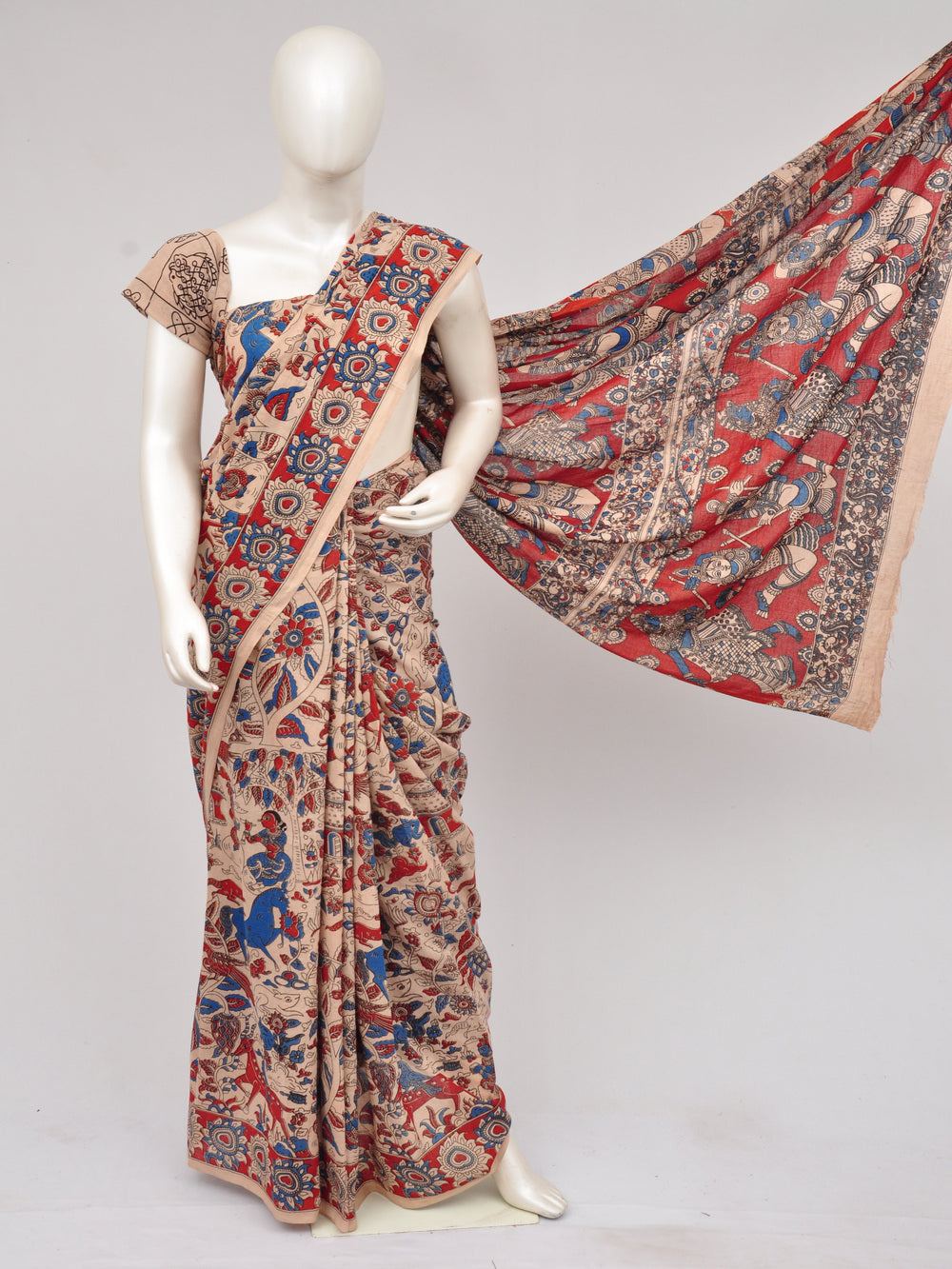 Kalamkari  Cotton Saree  [D60919018]