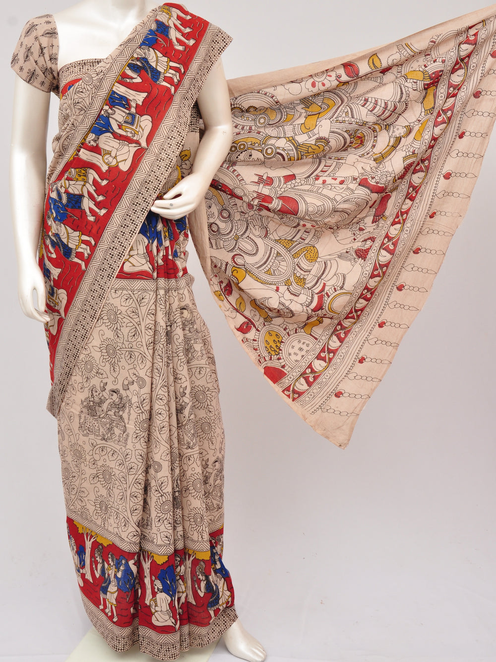 Kalamkari  Cotton Saree  [D60927058]