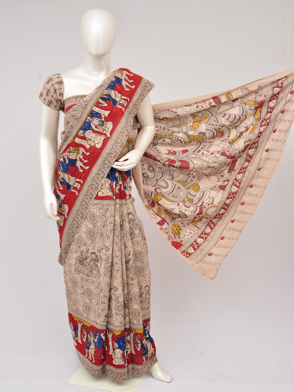 Kalamkari  Cotton Saree  [D60927058]