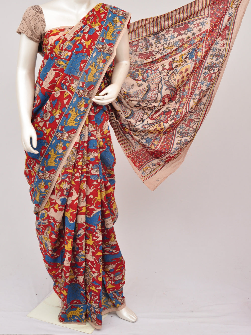 Kalamkari  Cotton Saree  [D60927066]