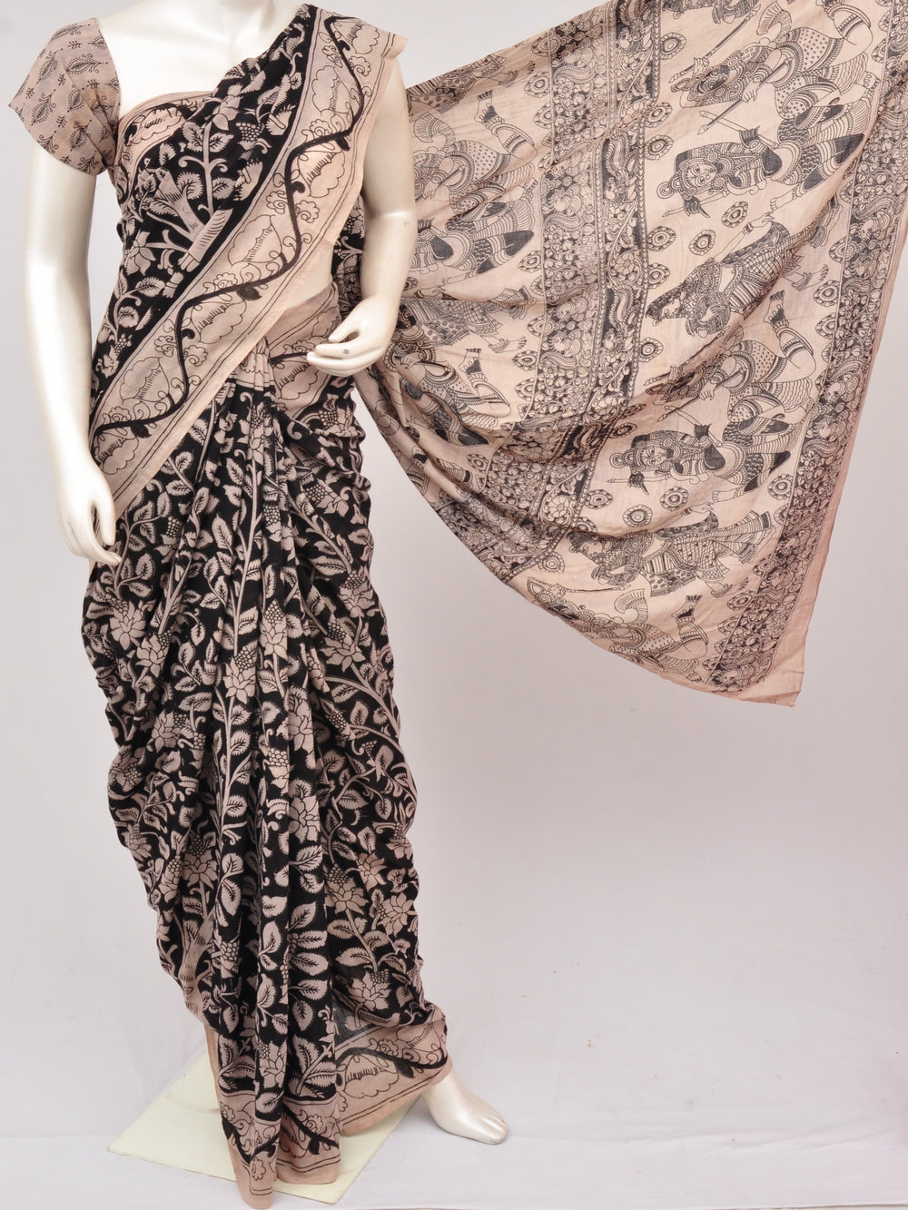 Kalamkari  Cotton Saree  [D60927067]