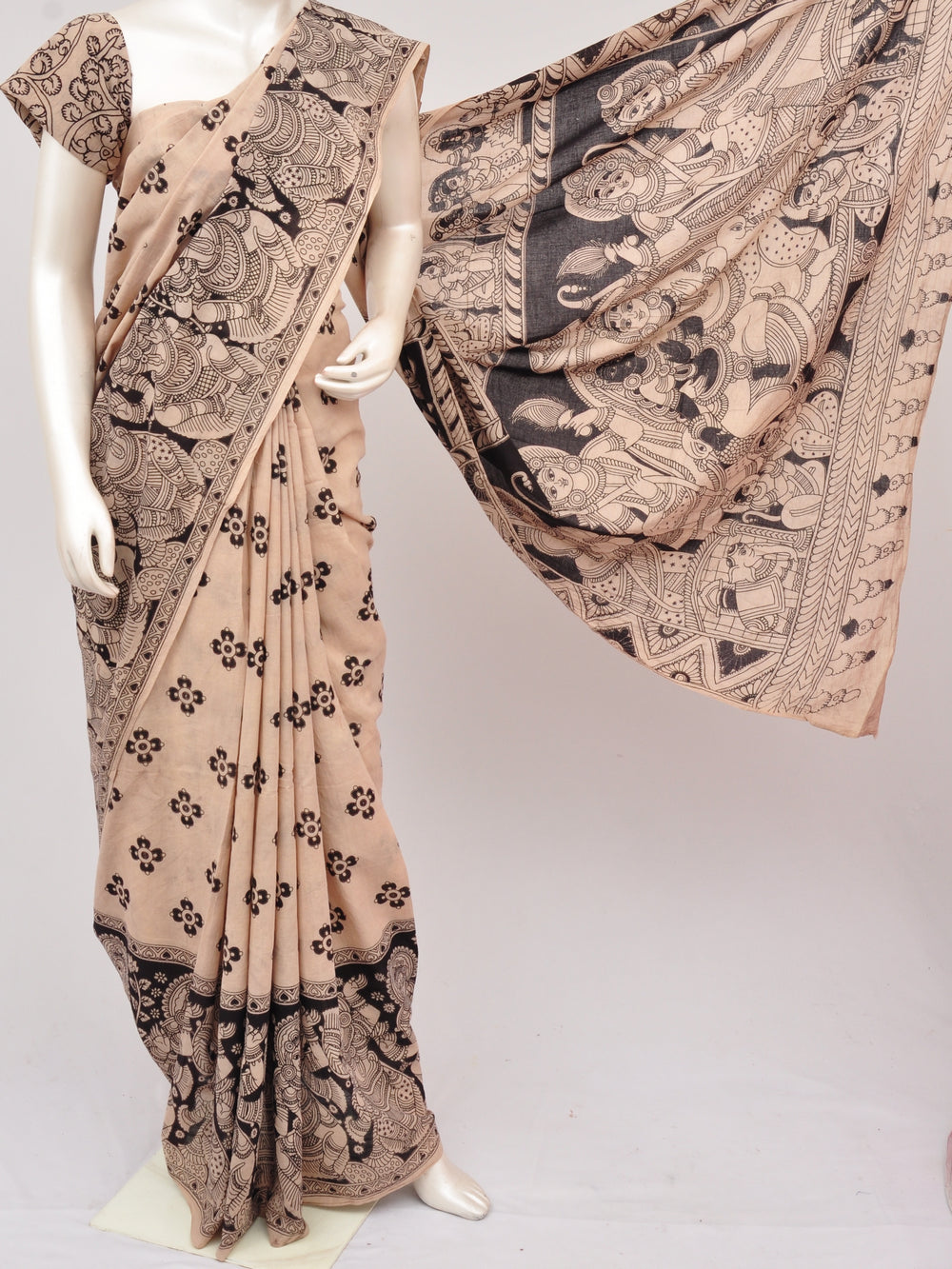 Kalamkari  Cotton Saree  [D60927068]