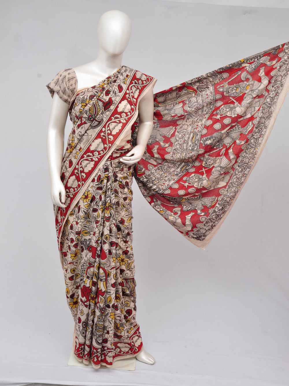 Kalamkari  Cotton Saree  [60929004]