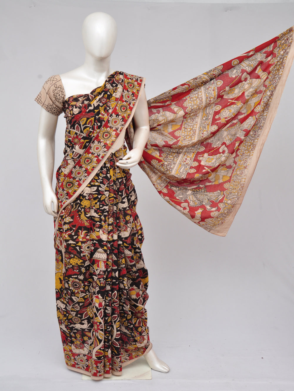 Kalamkari  Cotton Saree  [60929006]