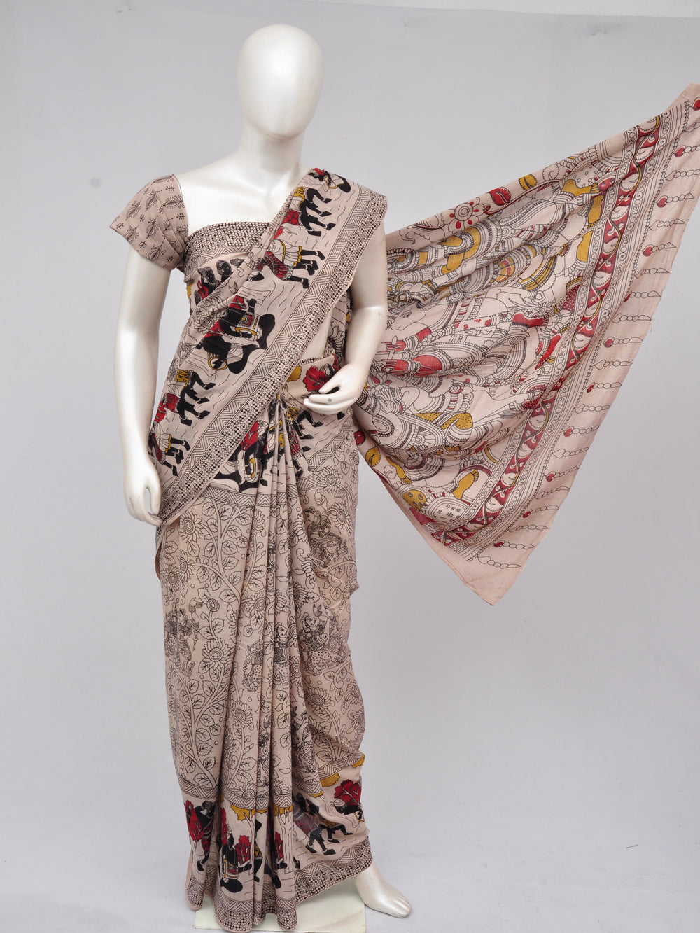 Kalamkari  Cotton Saree  [60929010]
