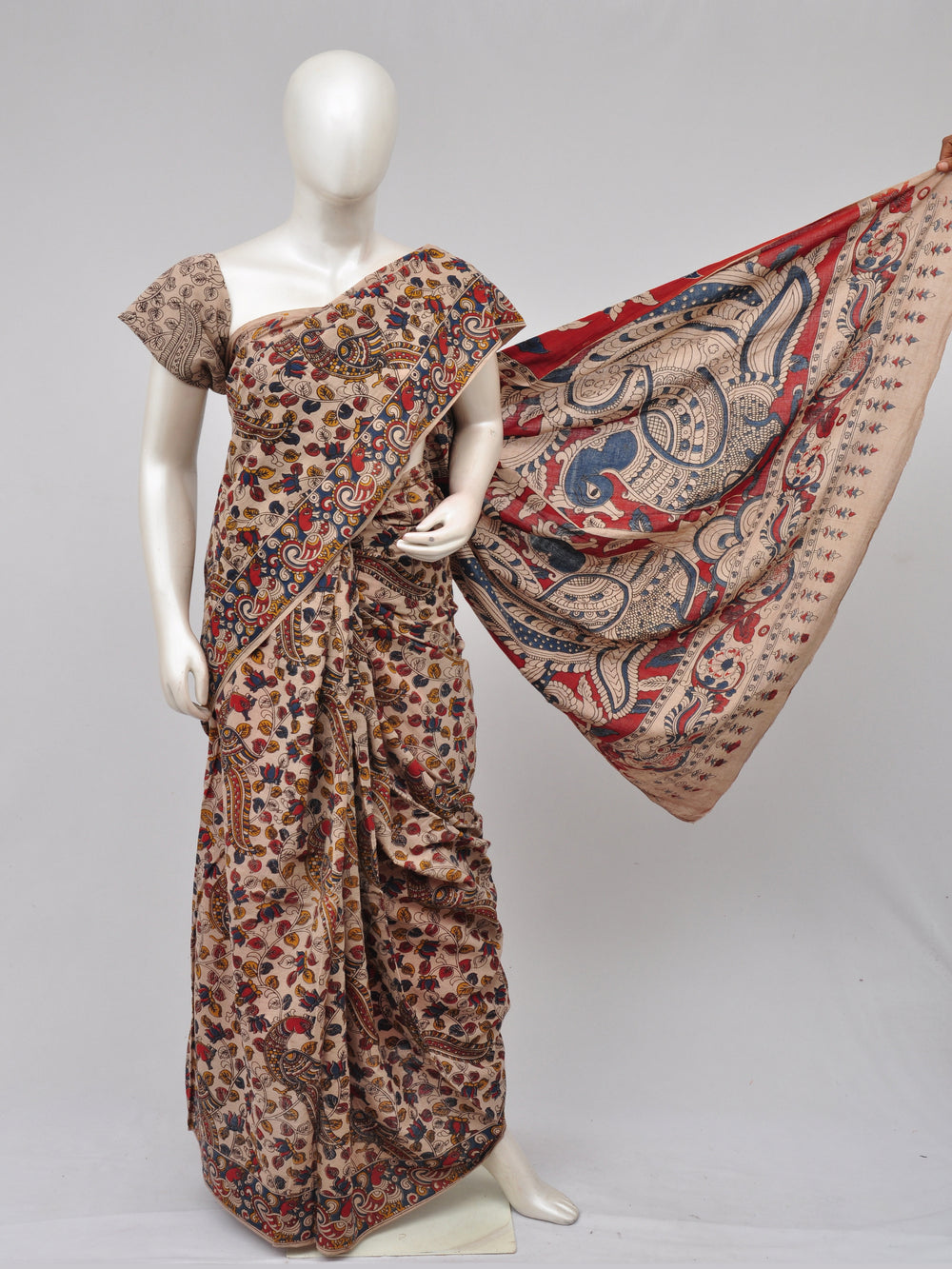 Kalamkari  Cotton Saree  [D61112016]