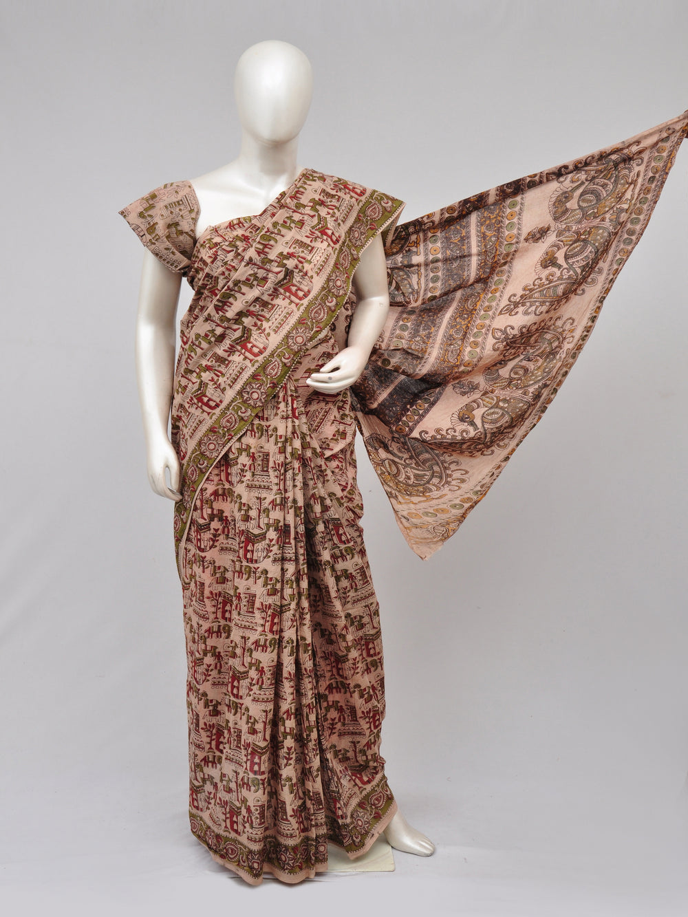 Kalamkari  Cotton Saree  [D61112017]