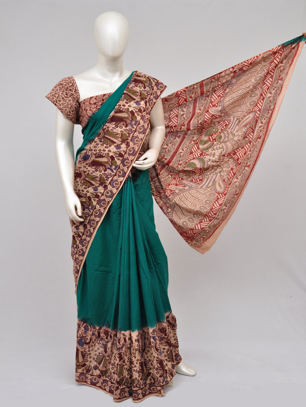 Kalamkari  Cotton Saree  [D61115020]