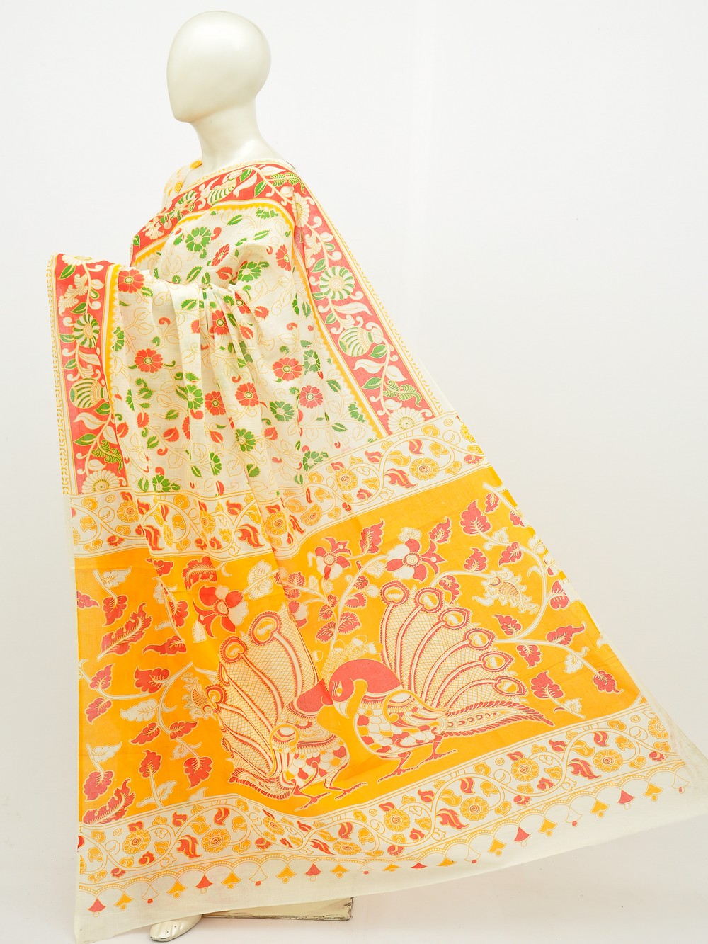 Kalamkari Cotton Saree [D10831025]