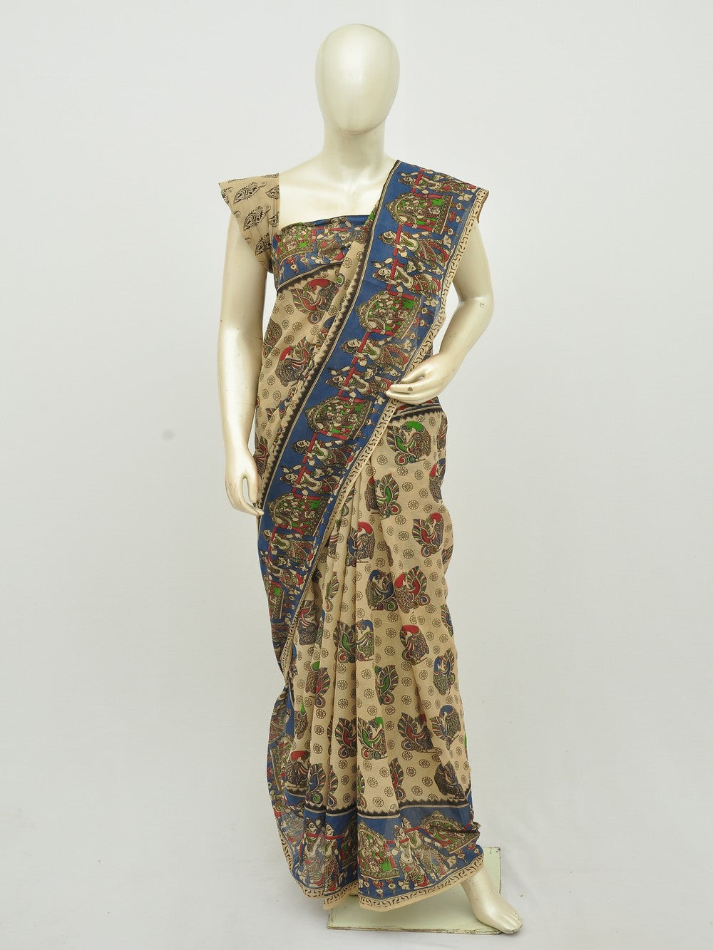 Kalamkari Cotton Saree [D10911015]