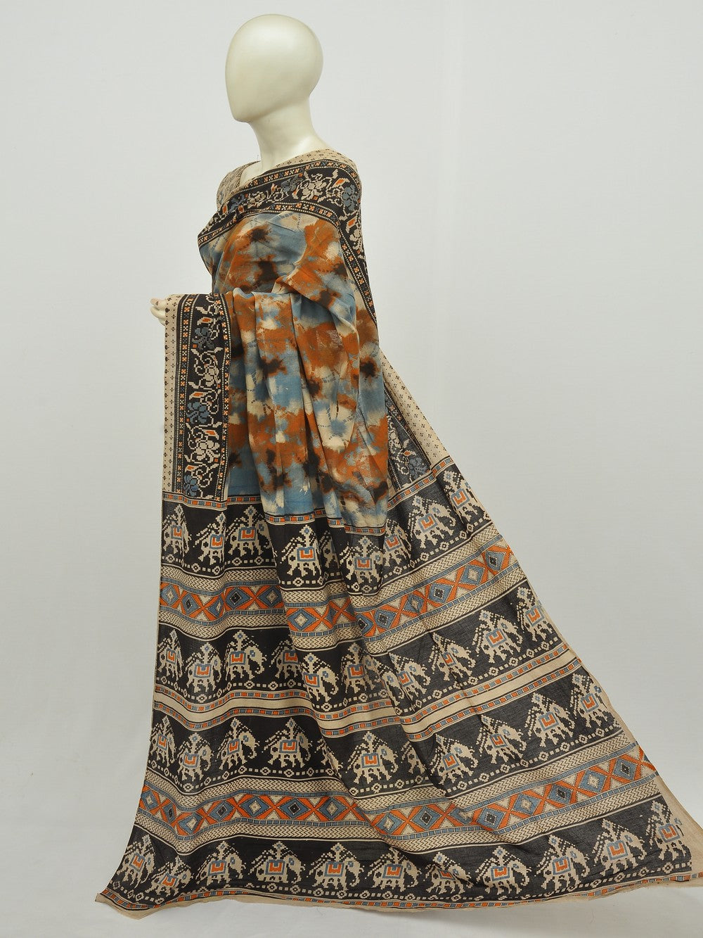 Kalamkari Cotton Saree [D10925001]