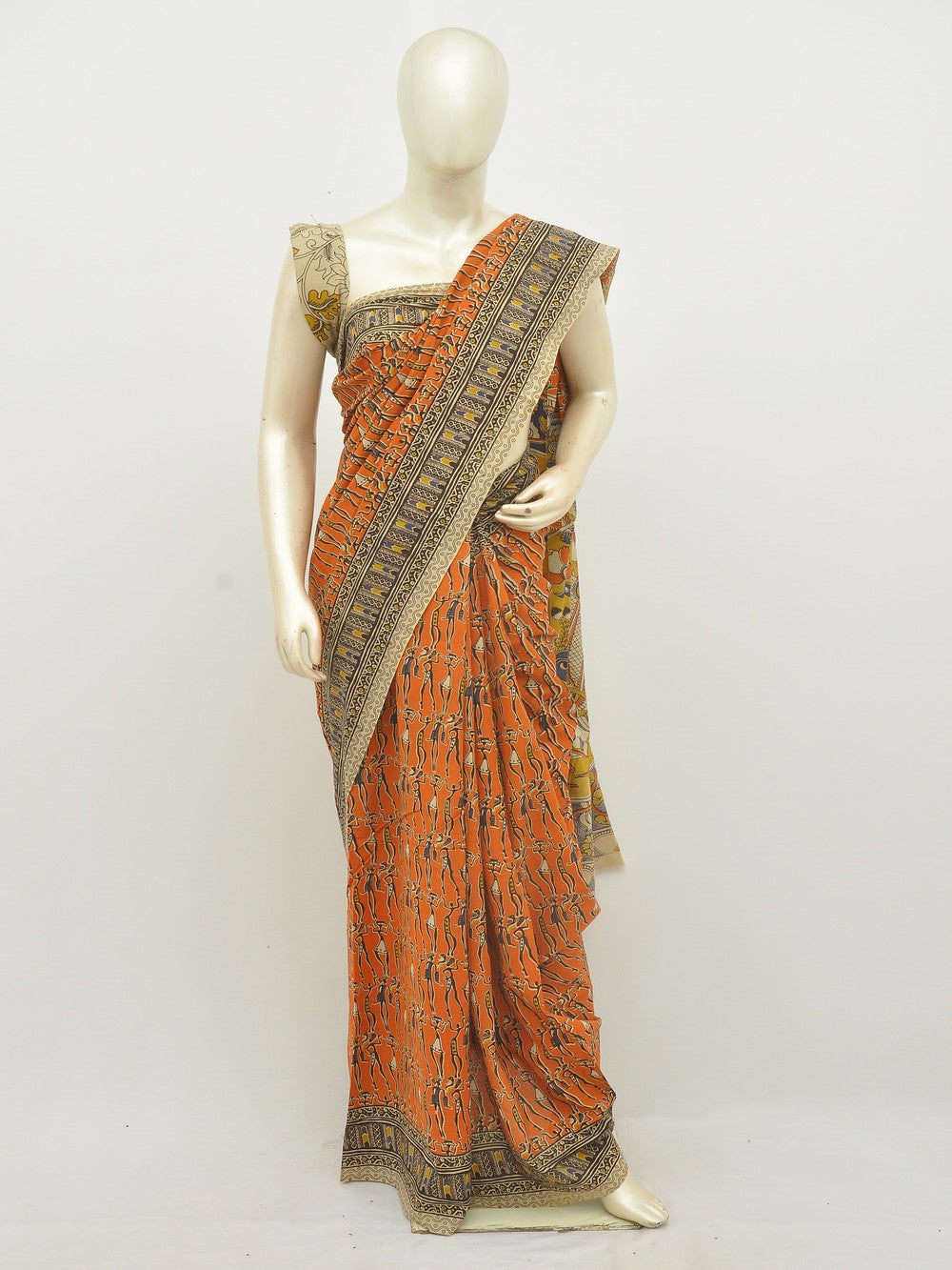 Kalamkari Cotton Saree [D20122101]