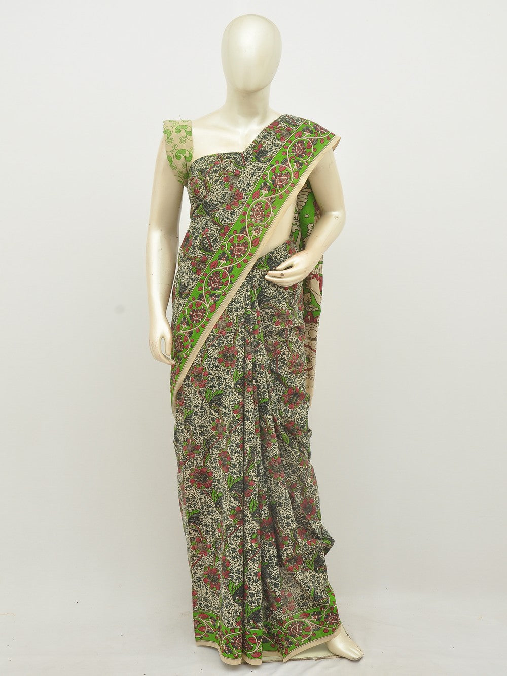 Kalamkari Cotton Saree [D20122105]