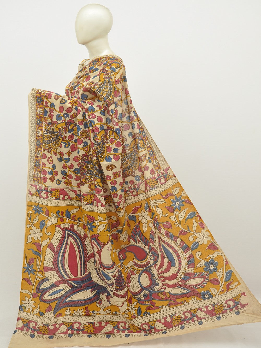 Kalamkari Cotton Saree [D20122109]