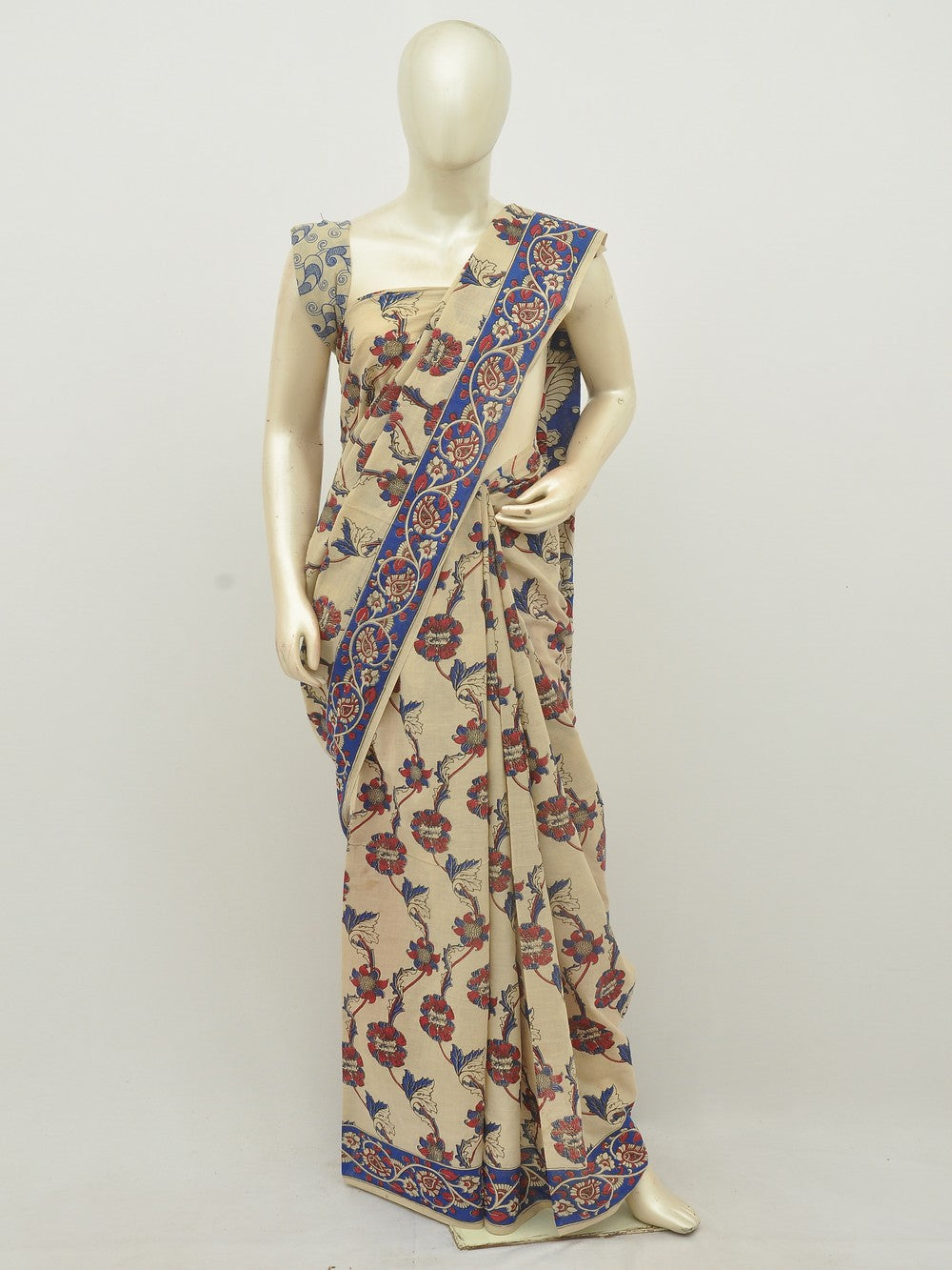 Kalamkari Cotton Saree [D20122131]