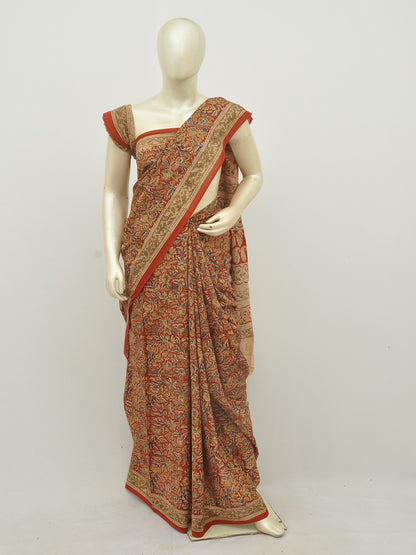 Kalamkari Cotton Saree [D20124023]