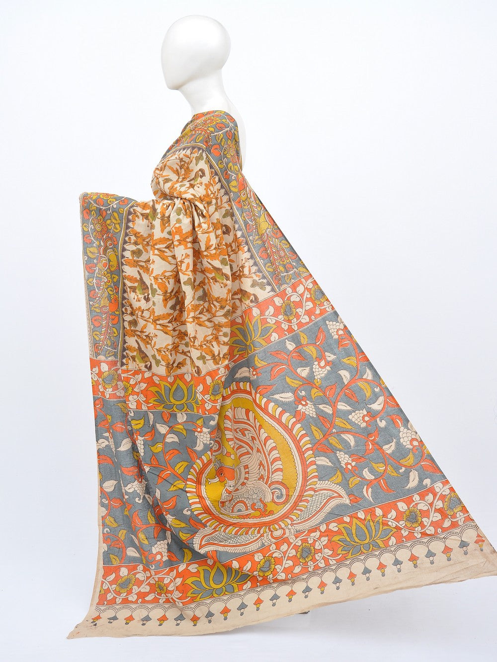 Kalamkari Cotton Saree [D20909005]