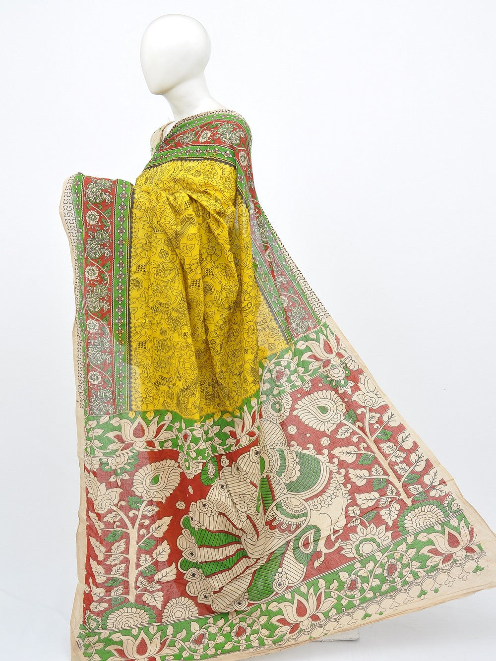 Kalamkari Cotton Saree [D30222023]