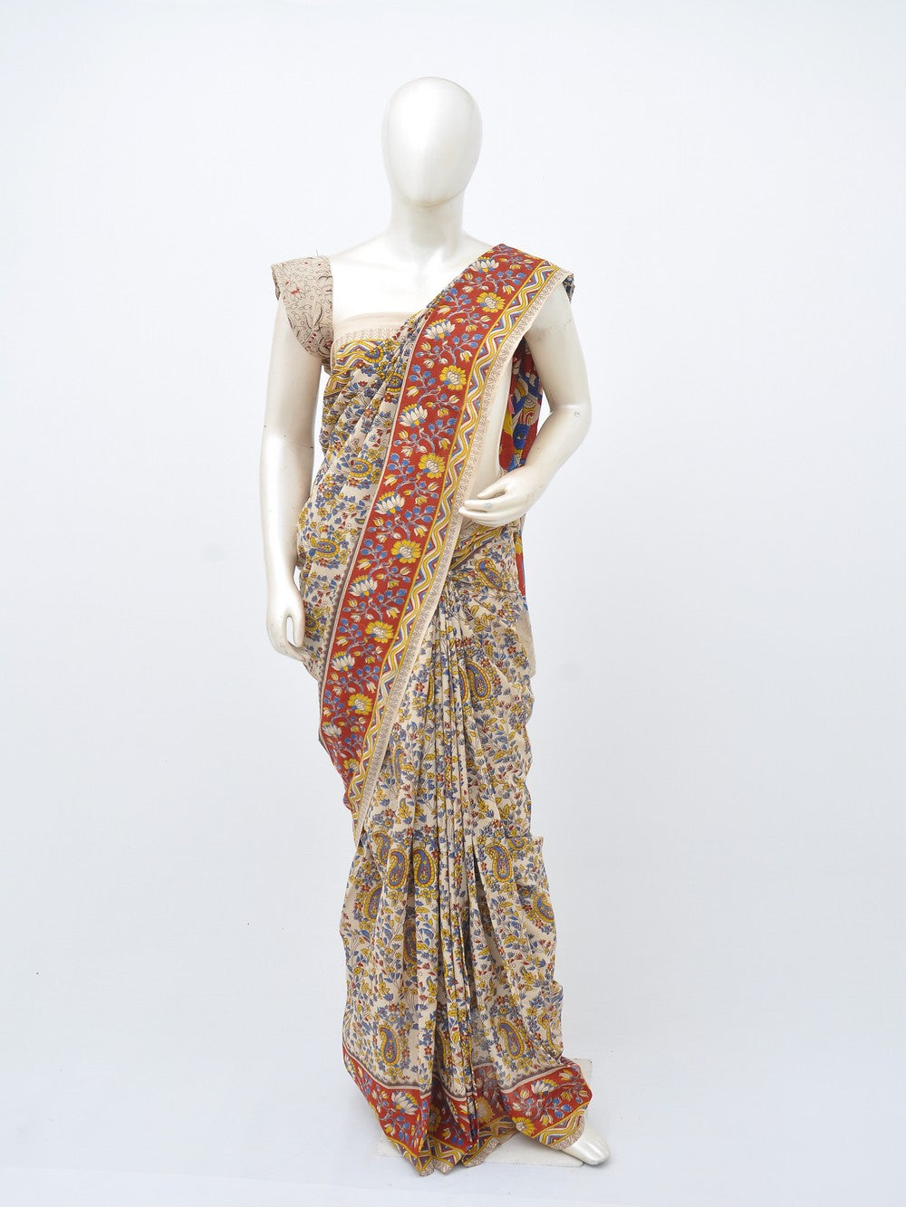 Kalamkari Cotton Saree [D30402005]