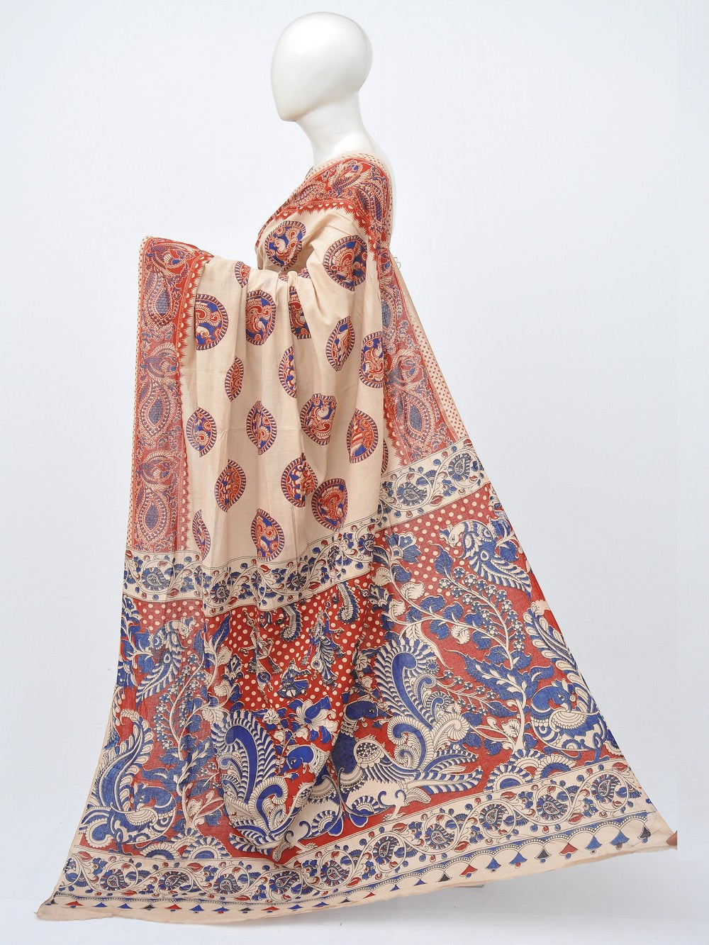 Kalamkari Cotton Saree [D30402012]