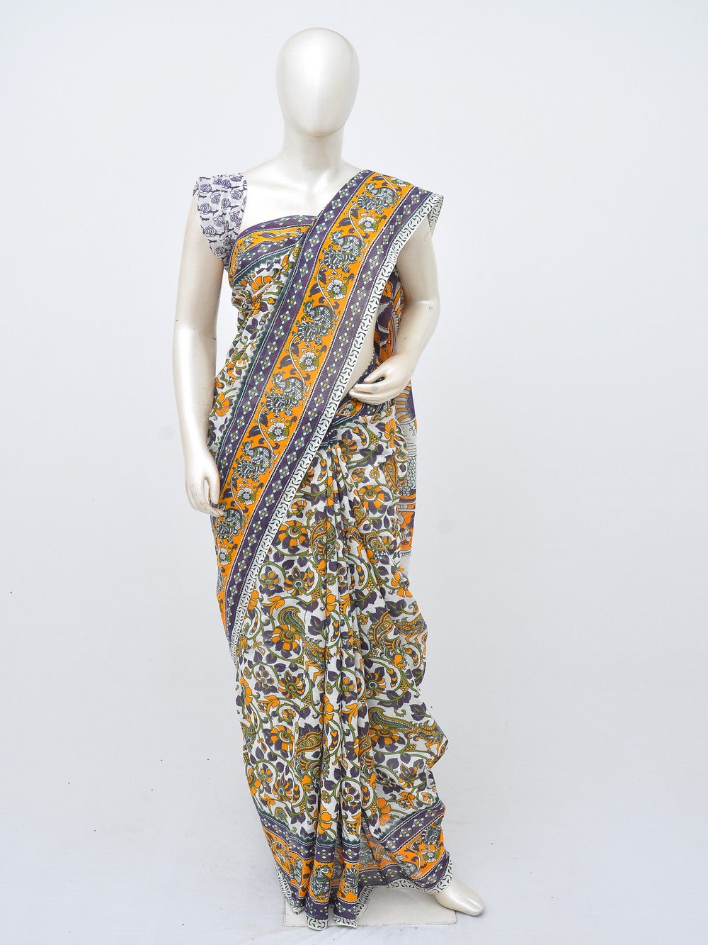 Kalamkari Cotton Saree [D30402028]