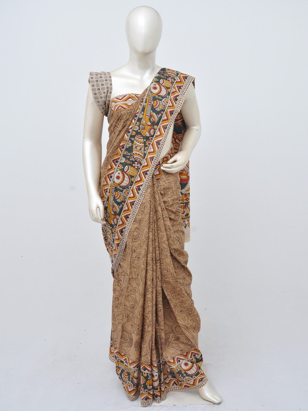 Kalamkari Cotton Saree [D30402037]