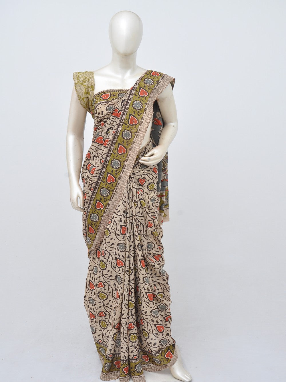 Kalamkari Cotton Saree [D30402041]