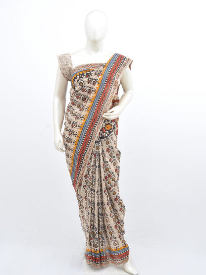 Kalamkari Cotton Saree [D30402090]
