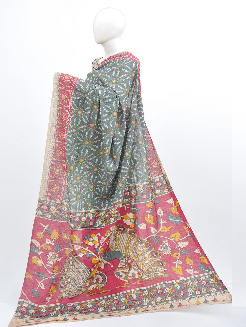 Kalamkari Cotton Saree [D30402092]