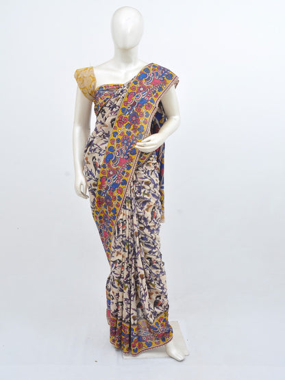 Kalamkari Cotton Saree [D30402106]