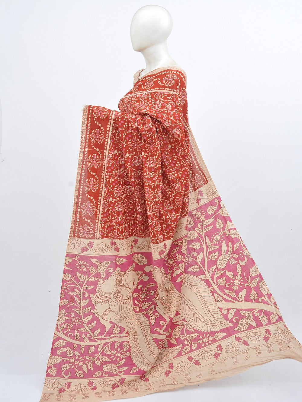 Kalamkari Cotton Saree [D30402108]